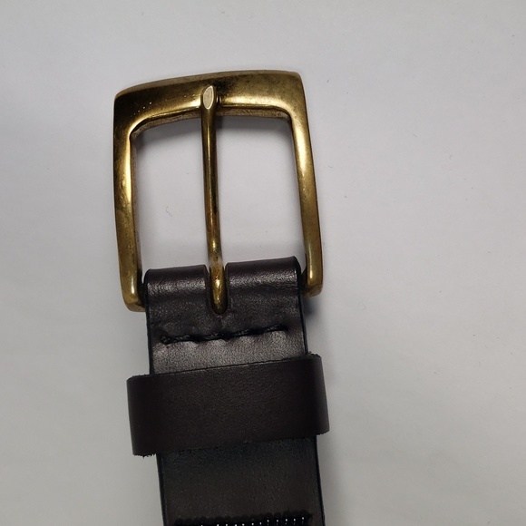 UBUNTU LIFE DIAMOND BLACK / WHITE GLASS BEADS LEATHER BELT WITH BRASS BUCKLE 42 - Picture 11 of 16